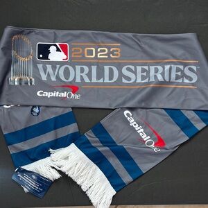 2023 World Series Gray and Blue Scarf